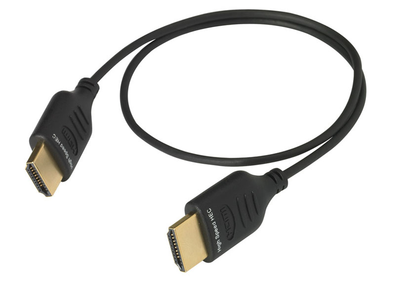 Ampli-One - Câbles - HDMI - CABLE HDMI 2.0 - Ultra Fin - Cuivre OFC 99,999%  - Double blindage - Fiche ABS OR 24 K - 1 x HDMI Mâle x 1 HDMI Mâle